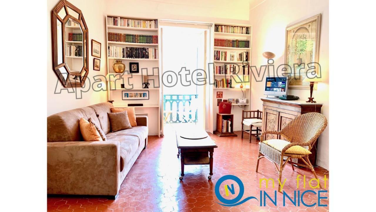 Aparthotel Riviera - Balcon Honore 1 - Old Town - 5 Mn Promenade Des Anglais Et Plage - Charme Absolu - Appartement 2 Pieces Avec Balcon Ac - Vue Mer Et Ville ニース エクステリア 写真